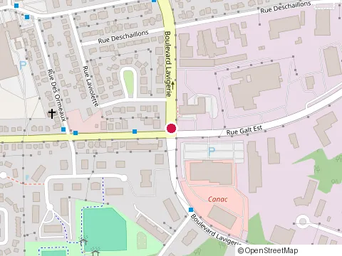 Location of Aristo Sushi at 668 Lavigerie, Sherbrooke