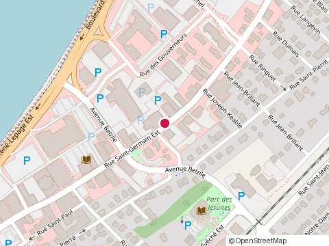 Location of Arlequin at 170-A Rue St Germain O, Rimouski