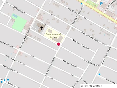 Location of Armand-Racicot Primary School at 2011 965 Rue Saint Thomas, Longueuil