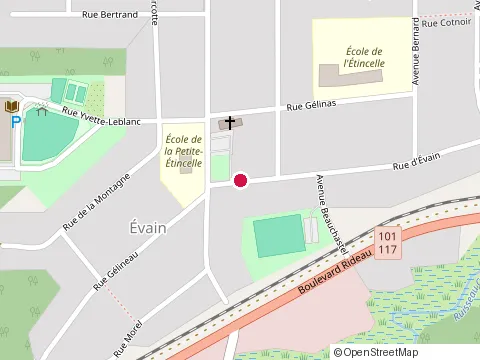 Location of Armoires Gibson at 2277 boulevard Rideau, Rouyn-Noranda