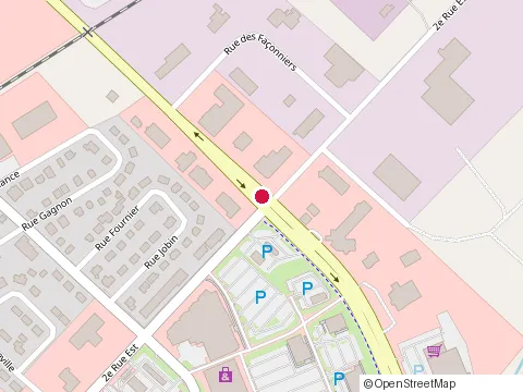 Location of Armoires Idécor at 450 2E Rue E, Rimouski