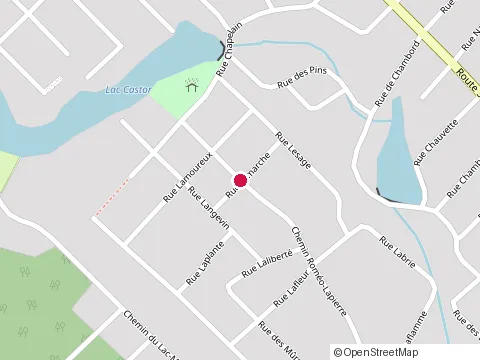 Location of Armoires Lopes Inc., les at 57 Rue Lamarche, Saint-Lin-Laurentides