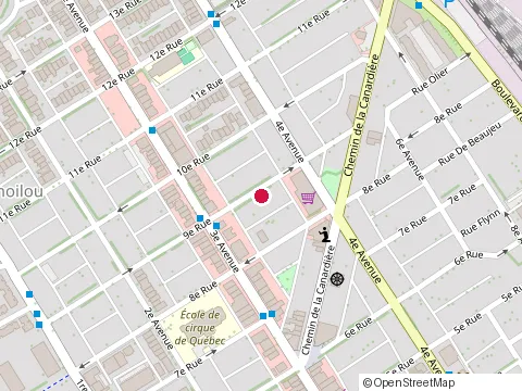 Location of Aro Soins Personnels at 312 9E Rue, Québec