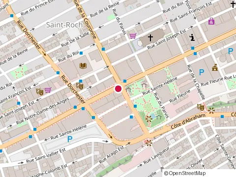 Location of Arome et Tartine at 395  boulevard Charest E, Québec