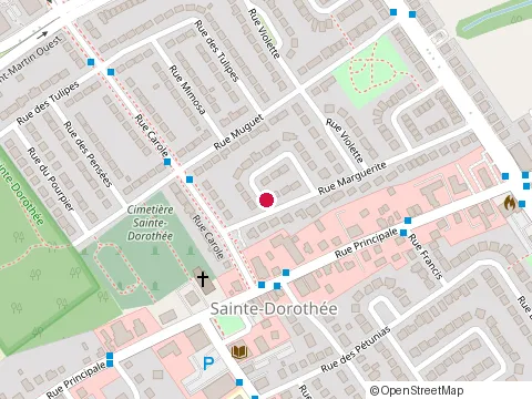 Location of Arpenteur Geometre Francois Perron at 611 Rue des Lotus, Laval
