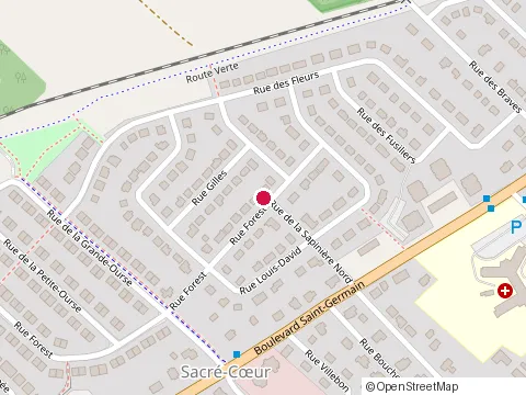 Location of Arsema Construction at 176 Rue de la Sapinière N, Rimouski