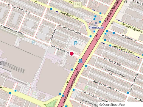 Location of Arseneau Claude at 8800 avenue Henri-Julien, Montréal