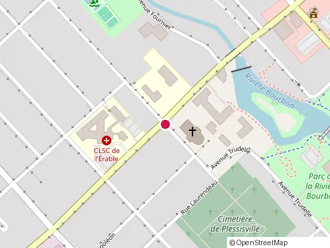 Location of Artisan Claude Vermette at 1381 Rue Saint-Calixte, Plessisville