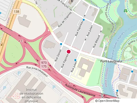 Location of Arts Experts at 418 Rue Papineau, Québec