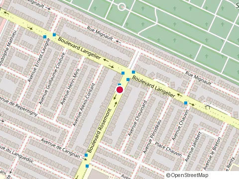 Location of As de l'Excavation Inc at 6484 boulevard Rosemont, Montréal