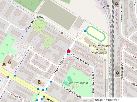 Location of Ashkan Renovations at 6555 Kildare Rd, Côte Saint-Luc
