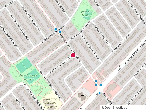 Location of Asphalte les Pros at 8530 Rue Arthur Baraud, Montréal