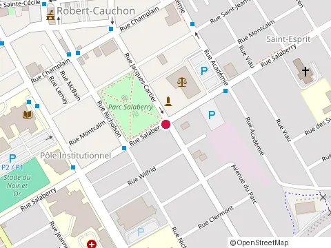 Location of Asphalte Verner Inc, Salaberry-de-Valleyfield