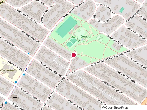Location of Aspler&Assoc Attorneys at 16 Croissant Belmont, Westmount
