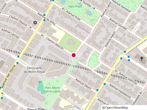 Location of Association 6000 Deacon at 6000  chemin Deacon, Montréal