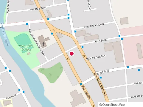 Location of Association de la Fibromyalgie des Laurentides at 701 Rue Saint-Georges, Saint-Jérôme