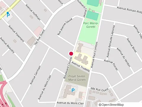 Location of Association des Malentendants Quebecois at 7260  boulevard Cloutier, Québec