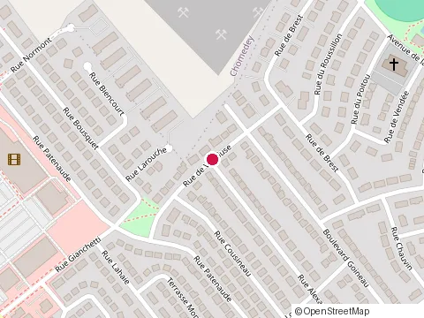 Location of Association des Popotes Roulantes de Laval at 564  Rue Alexandre, Laval