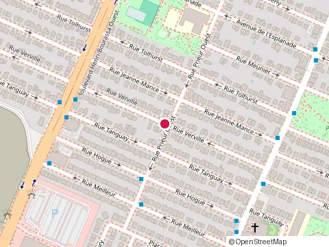 Location of Association Nutritionnistes Cliniciens du Quebec at 10646  Rue Verville, Montréal