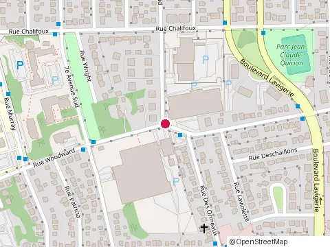 Location of Association Quebecoise de la Dysphasie at 600 Woodward, Sherbrooke