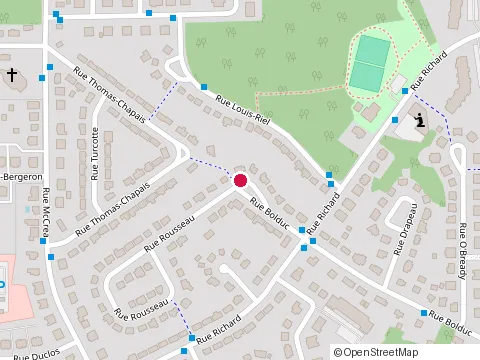 Location of Association Quebecoise Methode Danis Bois at 506 Rue Bolduc, Sherbrooke