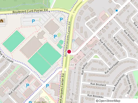 Location of Association Sportive des Selects de Longueuil at 1755 Jacques-Cartier E, Longueuil