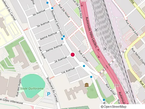Location of Assurance Alain Sauvageau at 1241 boulevard St-Louis, Trois-Rivières
