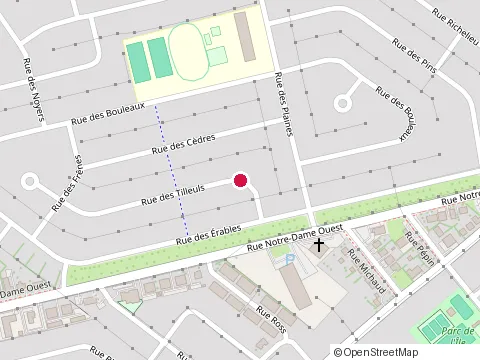 Location of Assurance Bertrand Lord at 4 Rue des Tilleuls, Victoriaville
