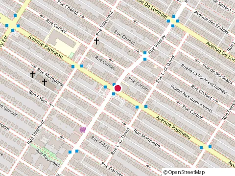 Location of Assurance Generale des Caisses at 249-7695 avenue Papineau, Montréal