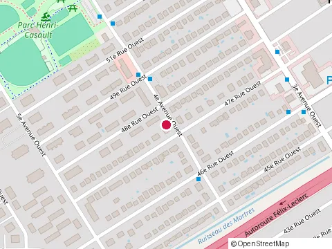 Location of Assurance Marthe W Lachance at 4727 4E Avenue O, Québec