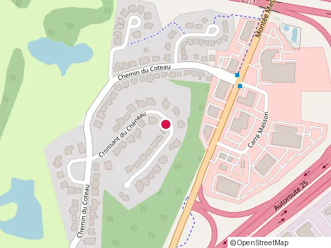 Location of Assurance Nathalie Piché at 186 Crois du Cheneau, Terrebonne
