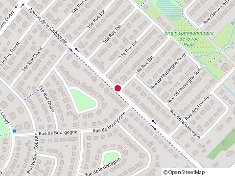 Location of Assurance Services Financiers at 6 18E St E, Rimouski