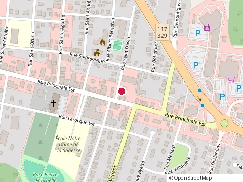 Location of Assurance Wawanesa at 118 Rue Principale Est # 104, Sainte-Agathe-des-Monts