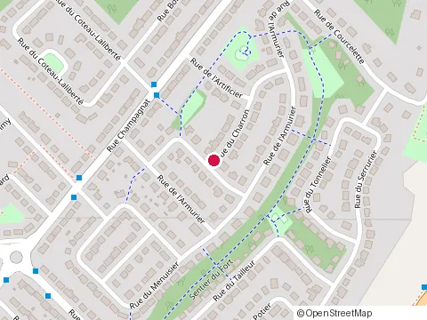 Location of Assurances Carl Cloutier Enr at 3 Rue du Charron, Levis