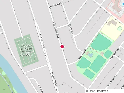 Location of Assurances Daniel Laroche at 109 Rue Campagna, Victoriaville