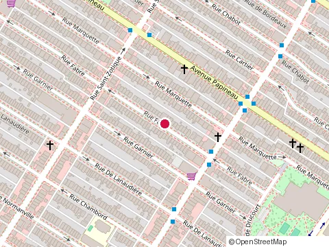 Location of Assurances Diane Plante at 6600 Rue Fabre, Montréal