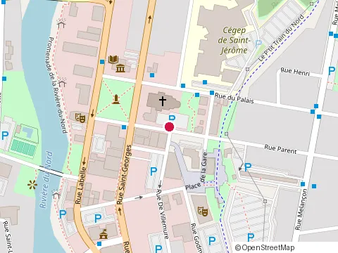Location of Assurances G.Gosselin Saint at 297 Rue Parent, Saint-Jérôme