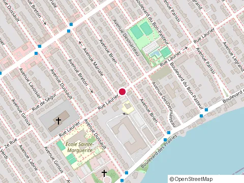 Location of Assurances Generales-Caisses at 387 Rue Laurier, Laval