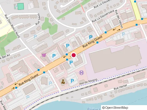 Location of Assurances Réal Latulippe at 3000 Rue King O, Sherbrooke