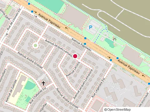 Location of Assurances Sirois Thibodeau at 1416 avenue Jacques-Lemaistre, Montréal