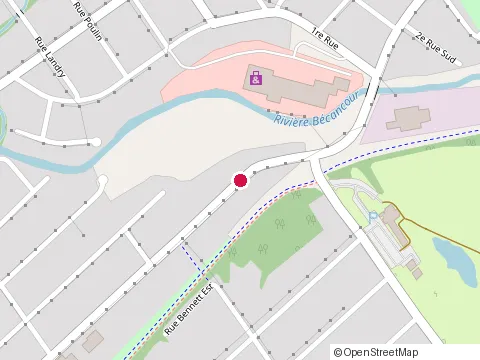 Location of Assurances T. R. at 570 Rue Notre Dame E, Thetford Mines