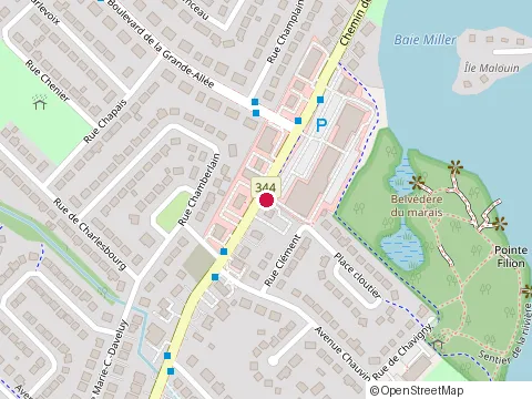 Location of Asteur - l'Expérience at 394 Chem. de la Grande-Côte, Boisbriand