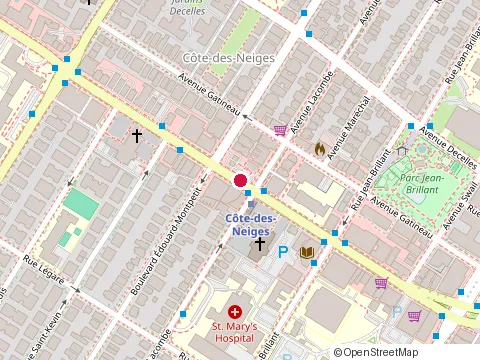 Location of Atami Sushi at 5499 Chem. de la Côte-des-Neiges, Montréal