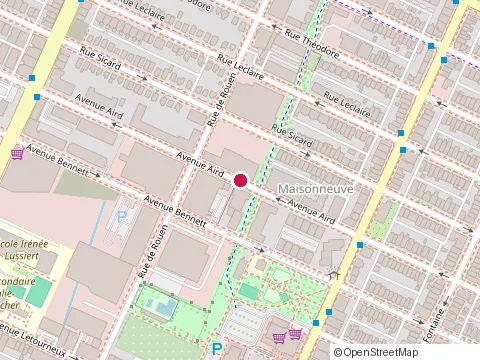 Location of Atelier B at 2067 avenue Aird, Montréal