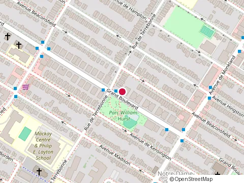 Location of Atelier Big City at Grand Blvd, Montréal