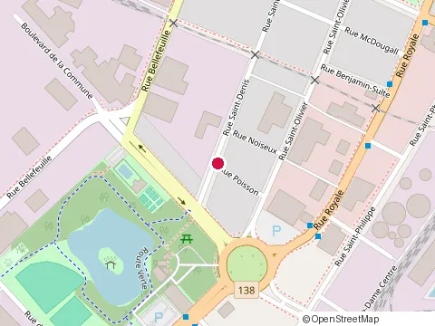 Location of Atelier Carrosserie Barnes at 635 Rue Poisson, Trois-Rivières
