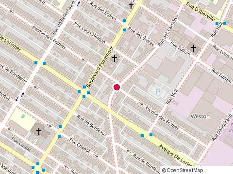 Location of Atelier Cedille Inc. at 5792 avenue des Érables, Montréal