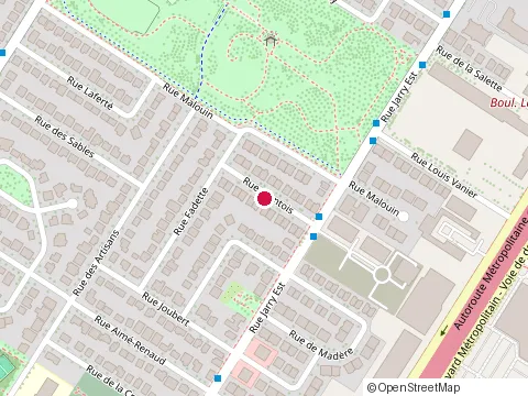 Location of Atelier Ciec at 8050 Rue Comtois, Saint-Léonard