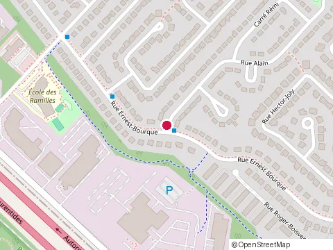 Location of Atelier Daigneault at 114 Rue Alain, Blainville