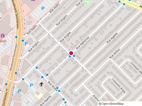 Location of Atelier de Debosselage T & T at 5630 Rue Alphonse, Brossard